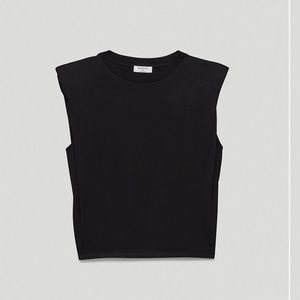 Babaton shoulder pad tshirt